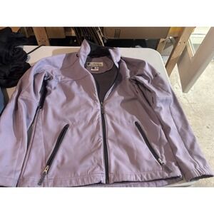 Columbia Vertex Purple Full Zip‎ Jacket Women's L  Interchange Core Work Winter